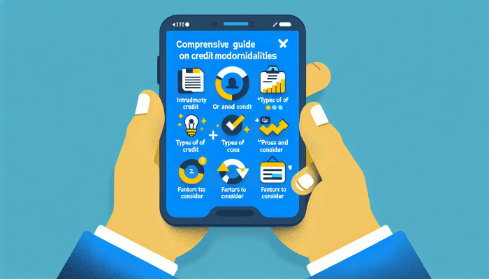 Guida completa alle modalità di credito